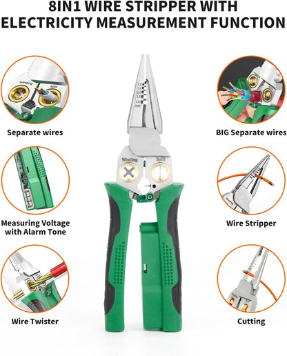 8-in-1 Electrician's Pliers